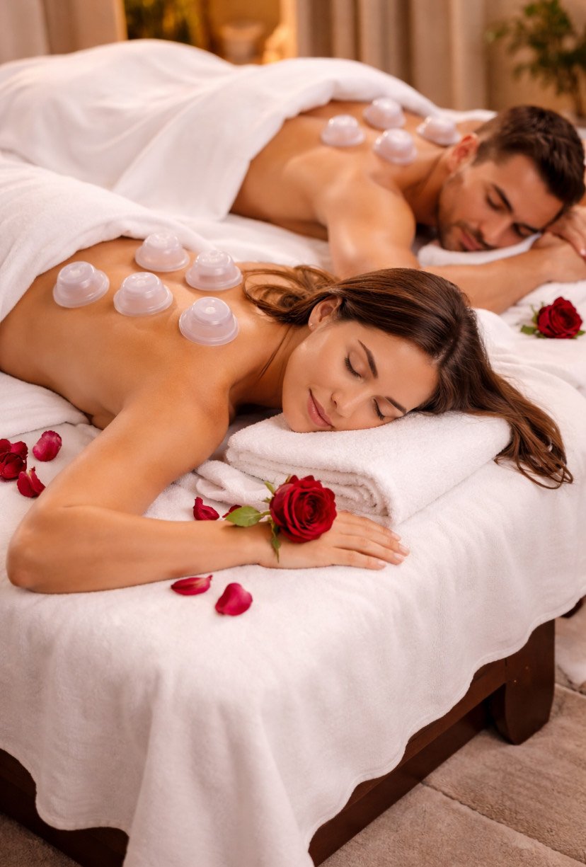 A woman enjoys a relaxing hand massage at a spa, promoting pampering and relaxation.